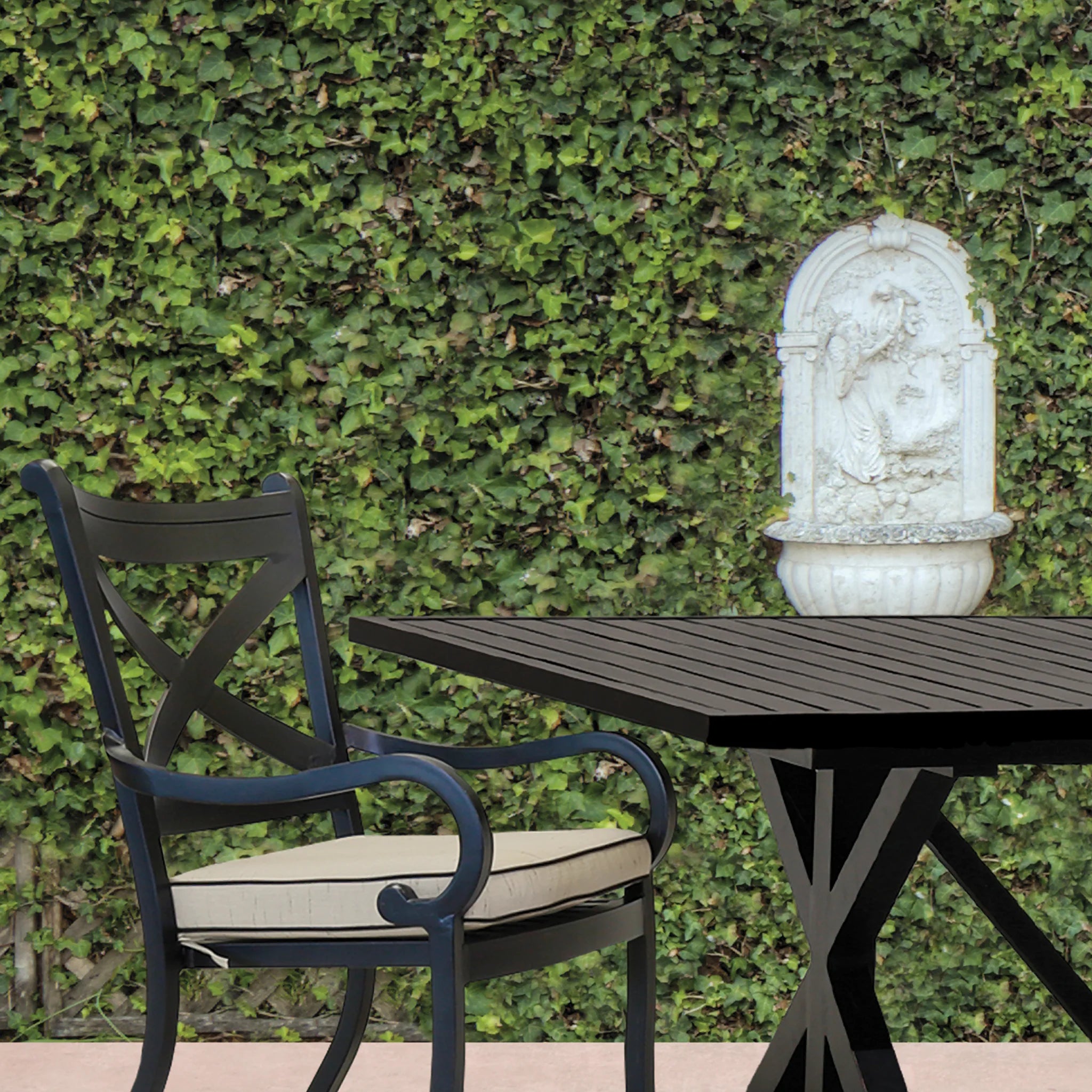 Sunset West Monterey Aluminum Outdoor 96" Dining Table
