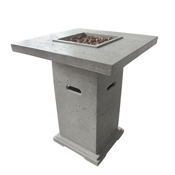 Elementi Montreal 34” Bar Height Concrete Fire Table
