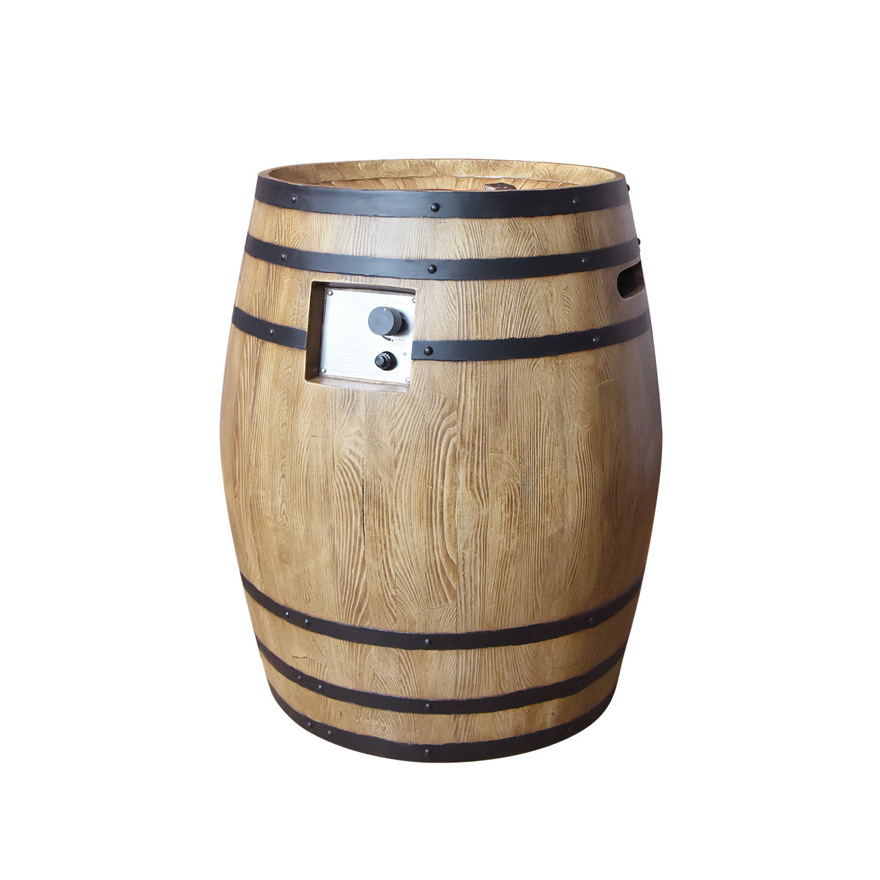 Elementi Napa Barrel Fire Pit - Redwood