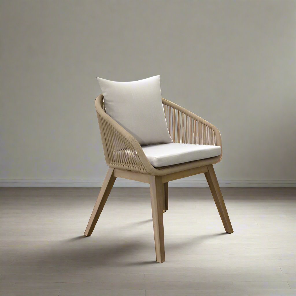 Panama Jack Cabo Wicker Outdoor Dining Armchairs (Set of 2)