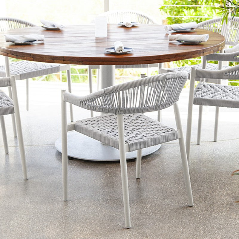 DecoScape Skye Aluminum Outdoor Dining Arm Chair