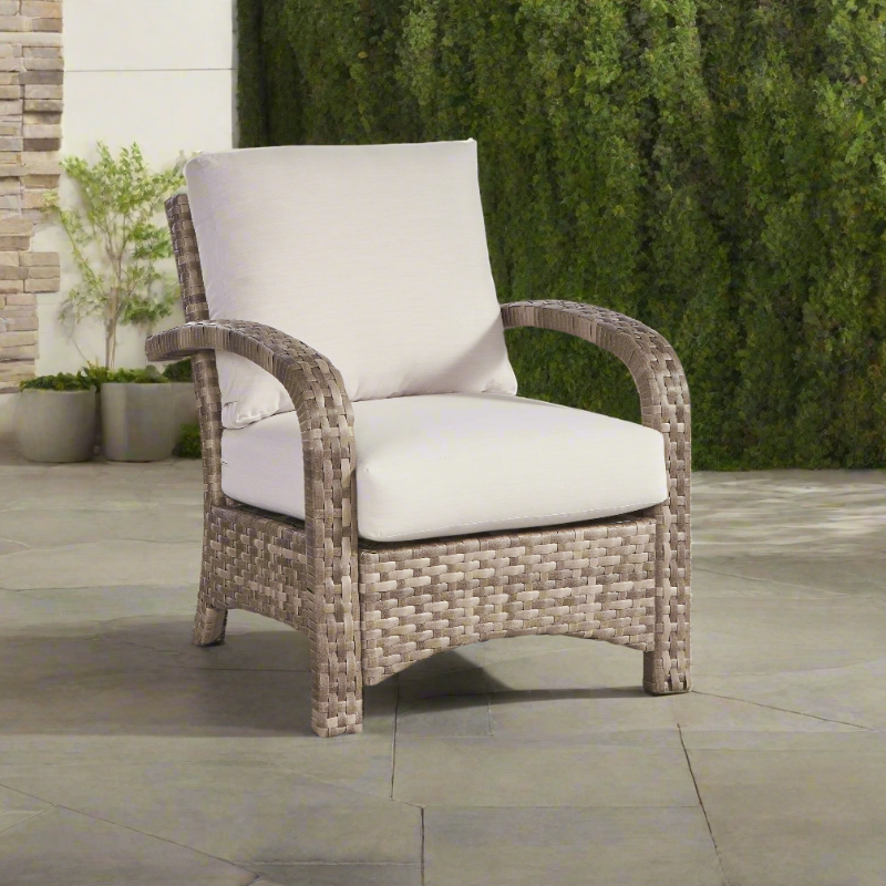 South Sea Rattan Driftwood Bay Wicker Outdoor Bay Chair