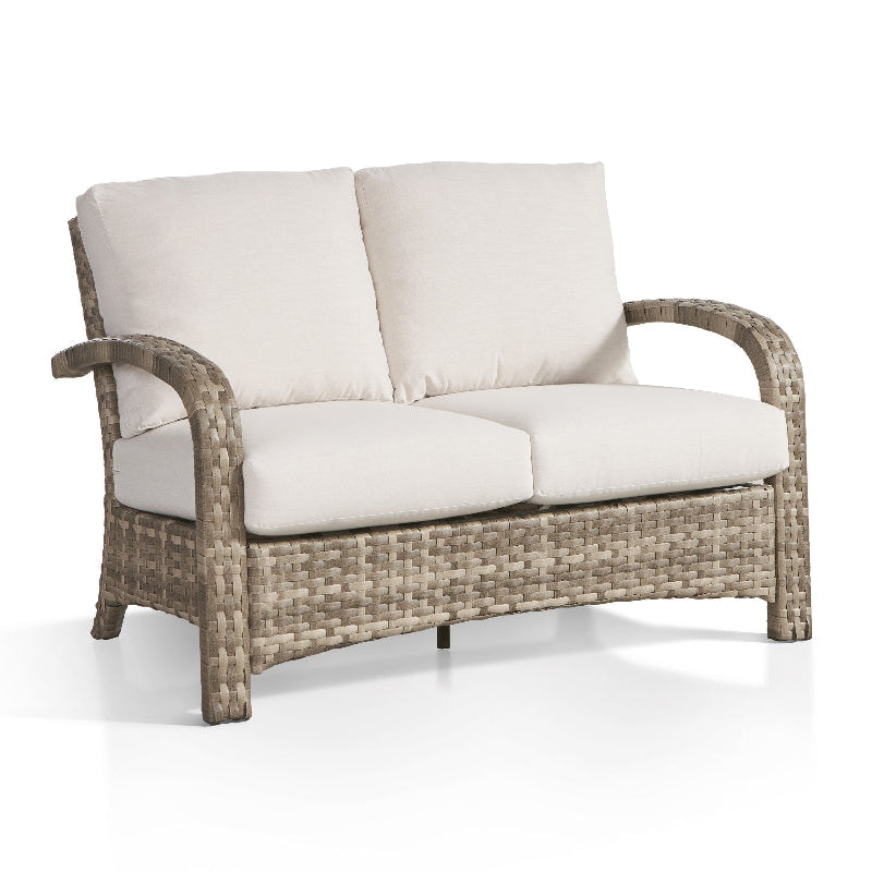 South Sea Rattan Driftwood Bay Wicker Outdoor Loveseat