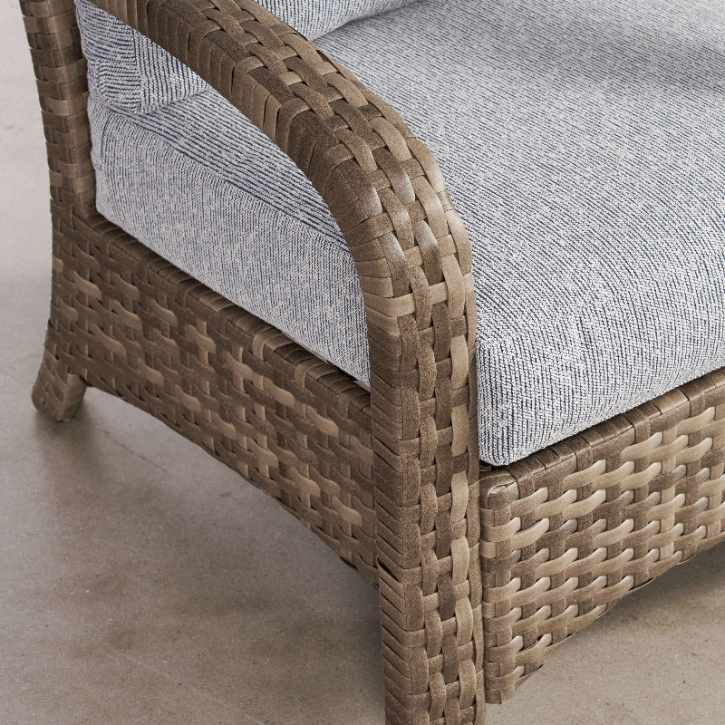 South Sea Rattan Driftwood Bay Wicker Outdoor Loveseat