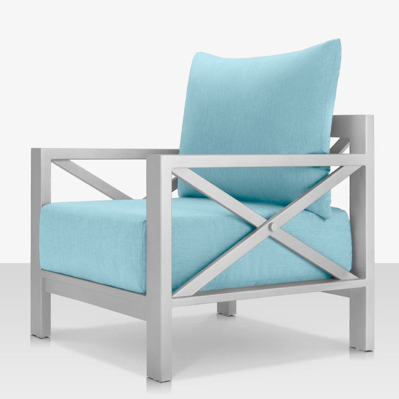 DecoScape Dynasty Aluminum Outdoor Club Chair