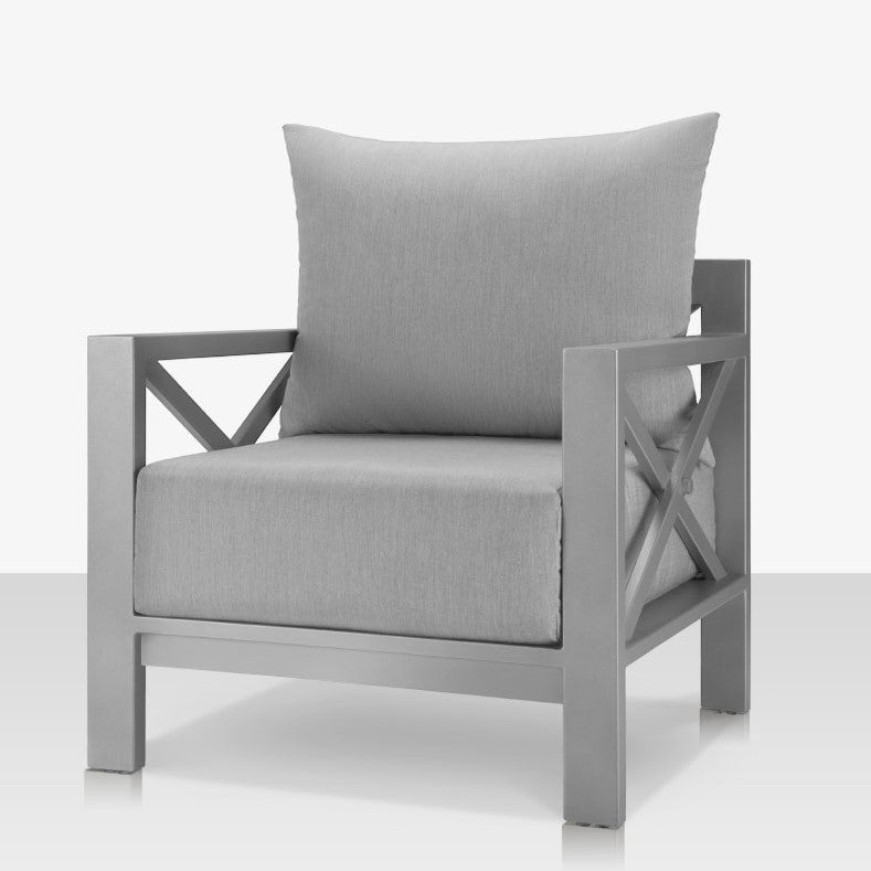 DecoScape Dynasty Aluminum Outdoor Club Chair