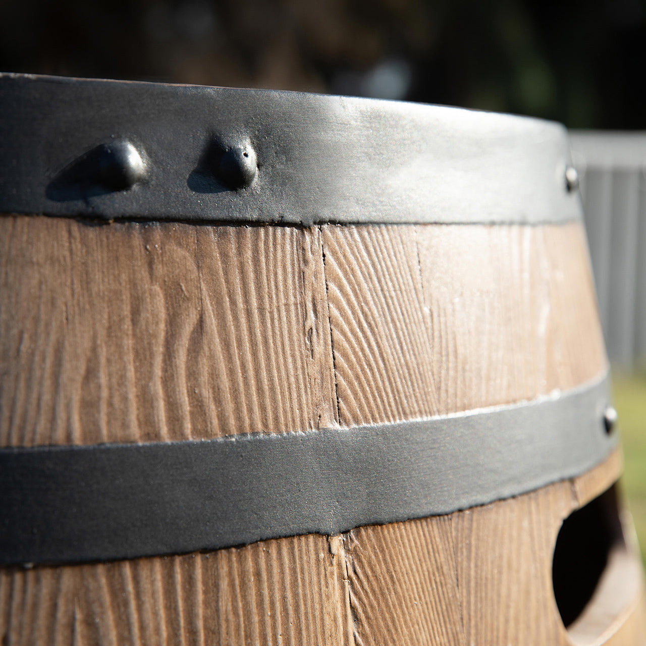 Elementi Napa Barrel Fire Pit - Redwood