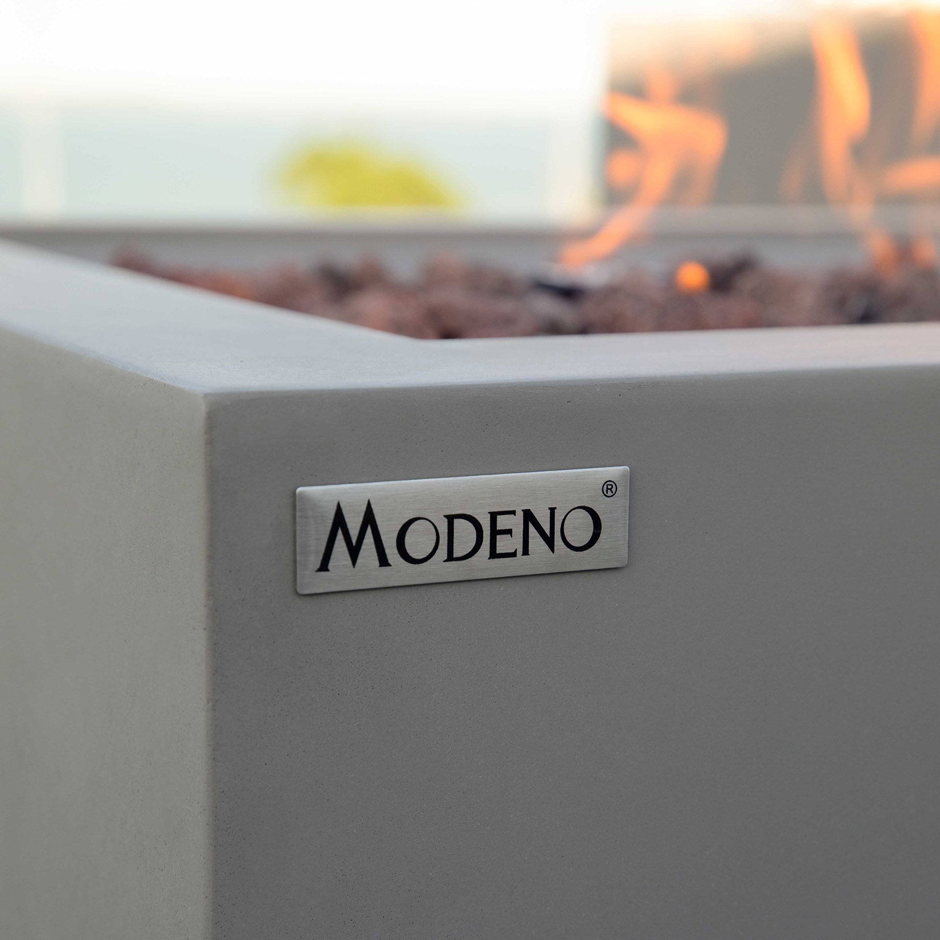 Elementi Modeno Ridgefield GFRC Outdoor Fire Pit