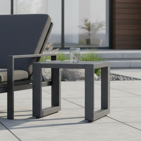 Sunset West Redondo Aluminum Outdoor End Table
