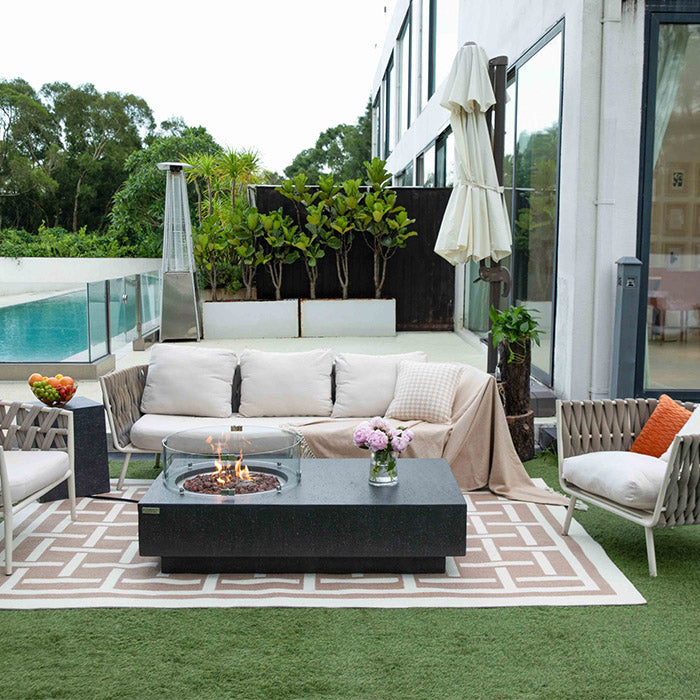 Elementi Metropolis Fire Pit Table
