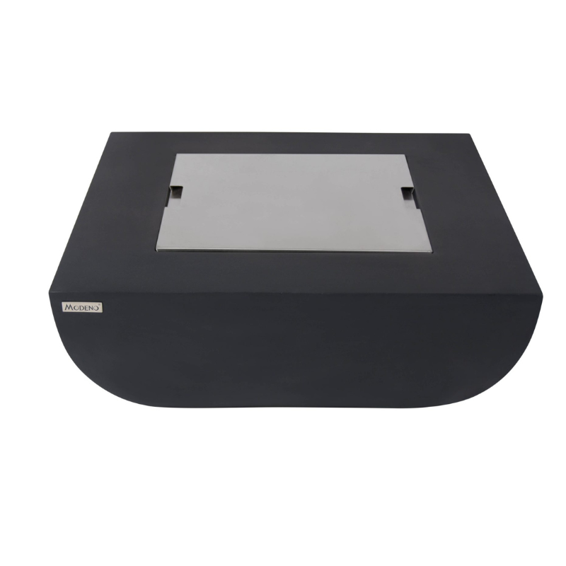 Elementi Modeno Aurora Glass Fiber Reinforced Concrete Outdoor Fire Table