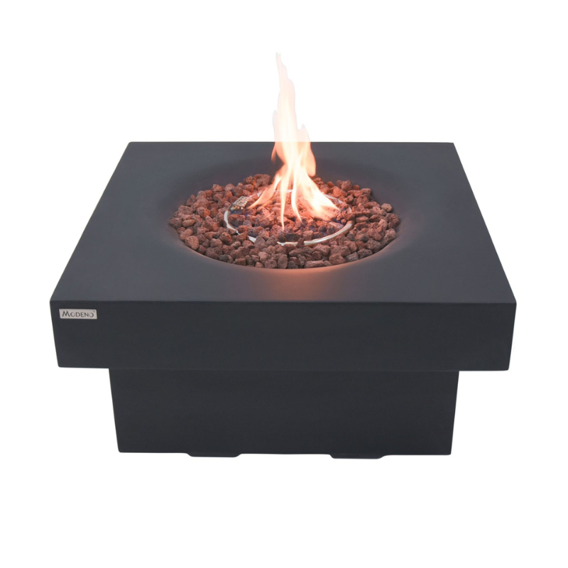 Elementi Modeno Branford Glass Fiber Reinforced Concrete Outdoor Fire Table