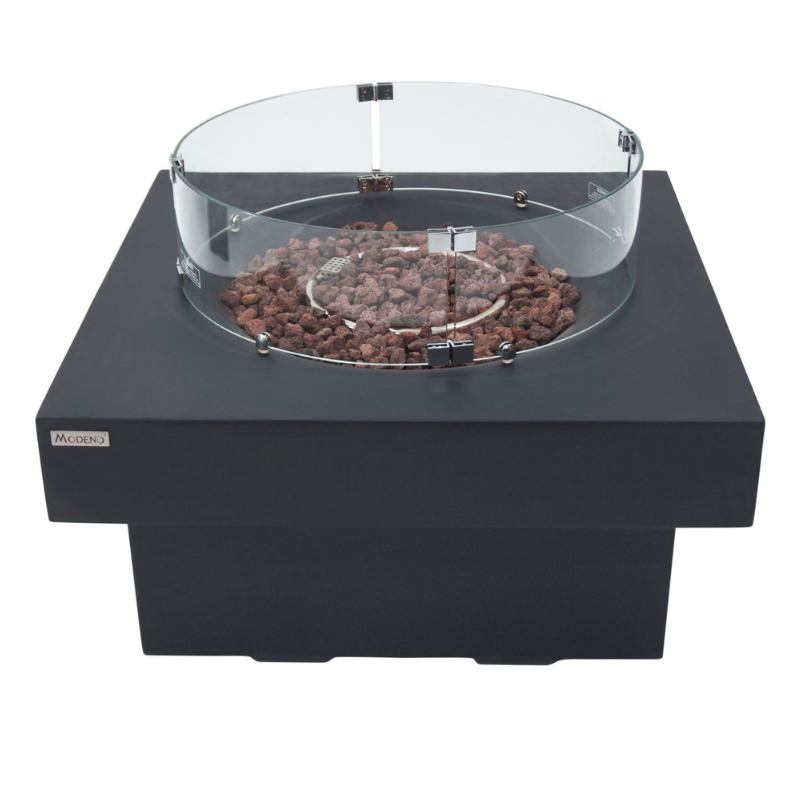 Elementi Modeno Branford Glass Fiber Reinforced Concrete Outdoor Fire Table