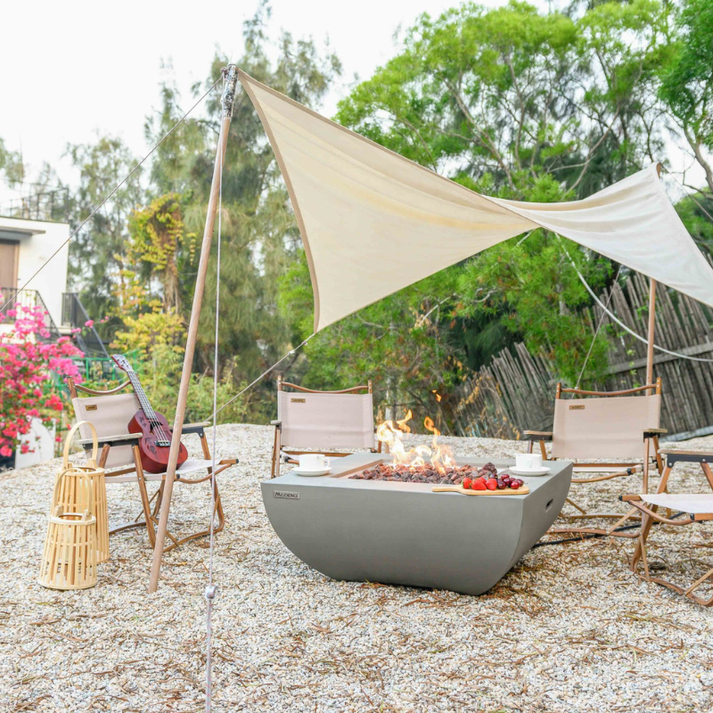Elementi Modeno Westport GFRC Outdoor Fire Table