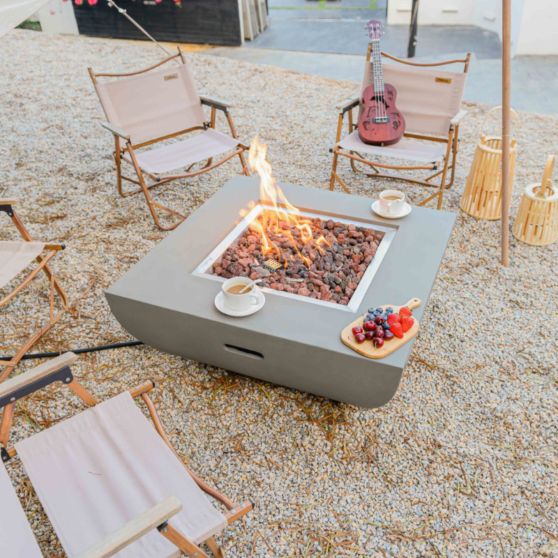 Elementi Modeno Westport GFRC Outdoor Fire Table