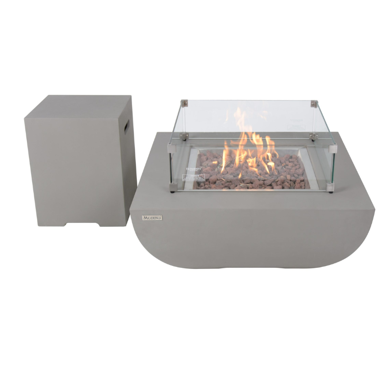 Elementi Modeno Westport GFRC Outdoor Fire Table