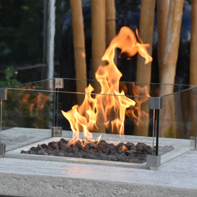 Elementi Montreal 34” Bar Height Concrete Fire Table