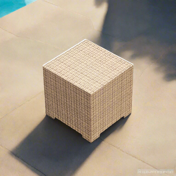 Forever Patio Hampton Wicker End Table