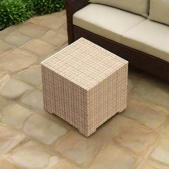 Forever Patio Hampton Wicker End Table