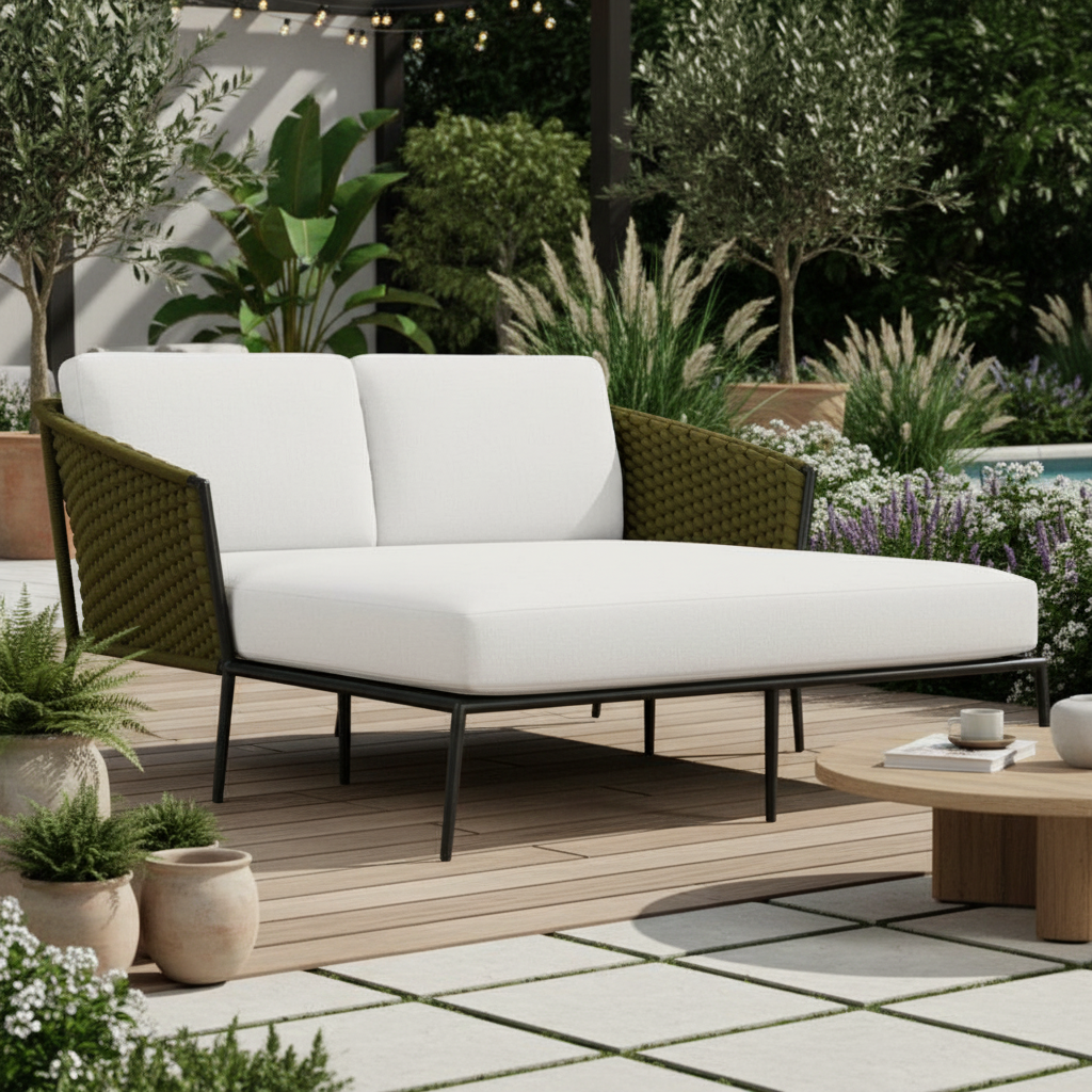 Lloyd Flanders Escape Aluminum Outdoor Daybed