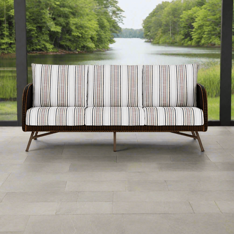 Lloyd Flanders Essence Wicker Outdoor Sofa