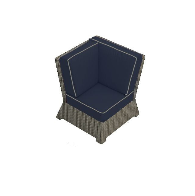 Forever Patio Barbados Wicker Sectional 90 Degree Corner Chair