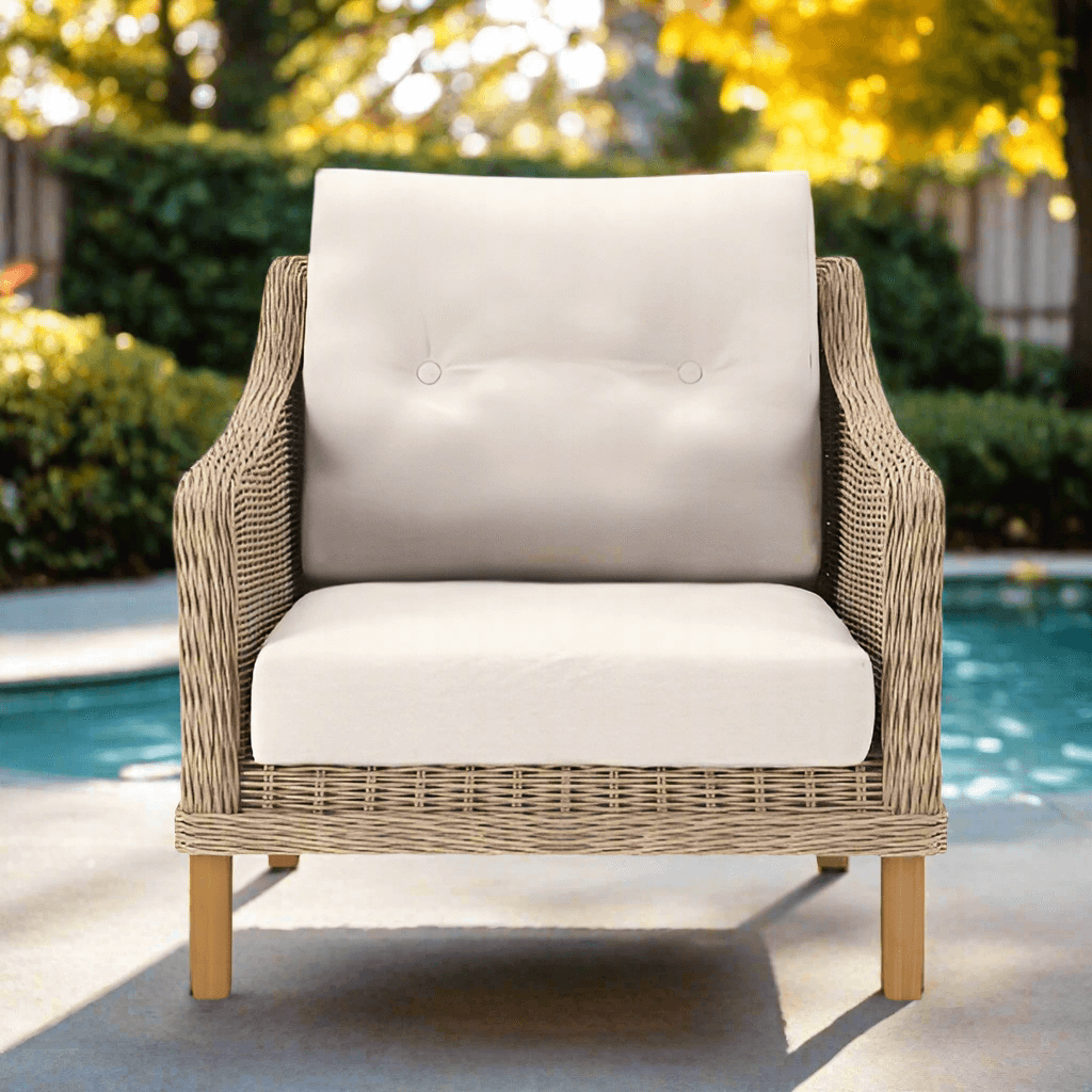 Forever Patio Carlisle Woven Wicker Outdoor Lounge Chair