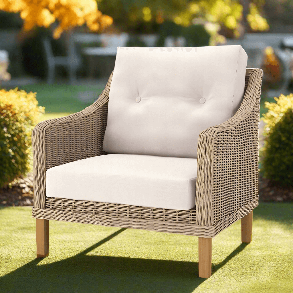 Forever Patio Carlisle Woven Wicker Outdoor Lounge Chair