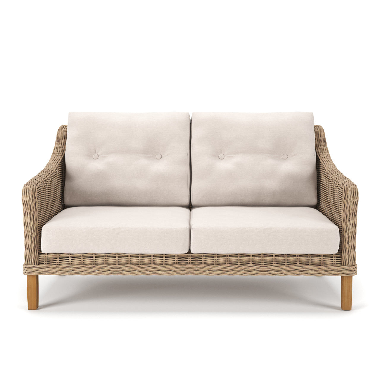 Forever Patio Carlisle Woven Wicker Outdoor Loveseat