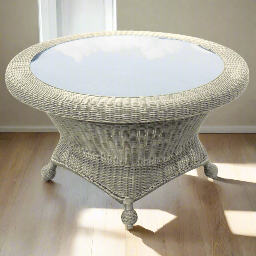 Forever Patio Carlisle Rotating Chat Table w/ Glass Top