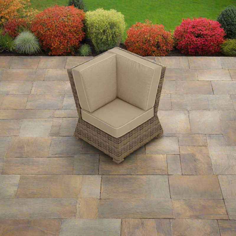 Forever Patio Cypress Wicker Sectional 90 Degree Corner Chair
