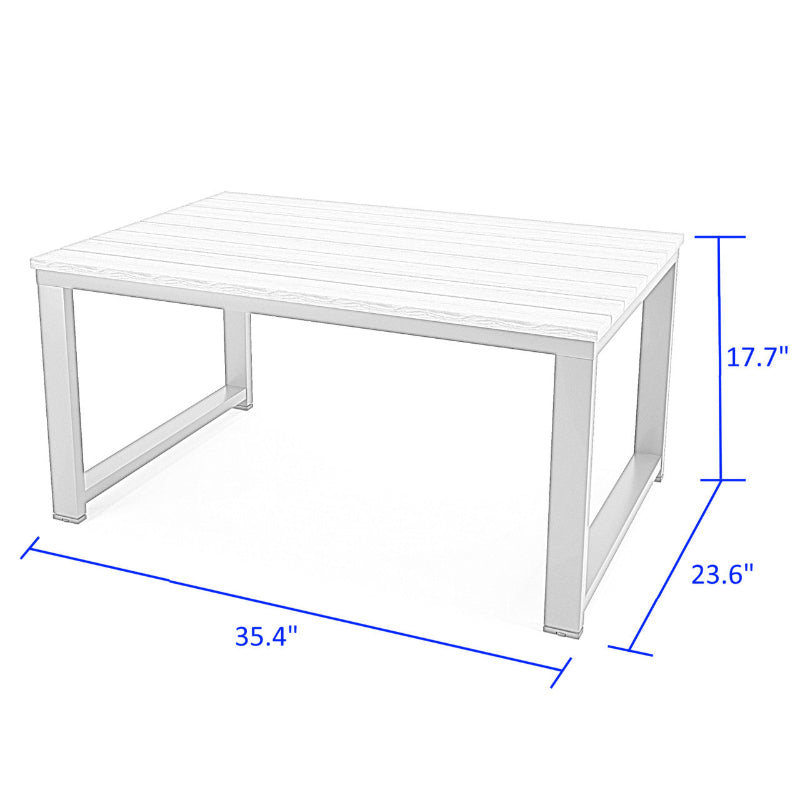 Forever Patio Hanover Rectangular Coffee Table