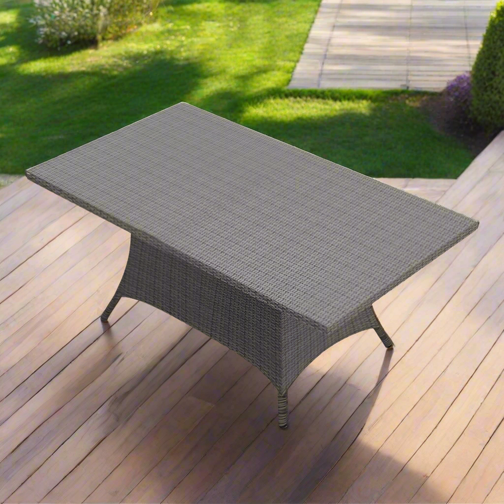 Forever Universal Woven 42" x 72" Rectangle Dining Table - Flat Weave