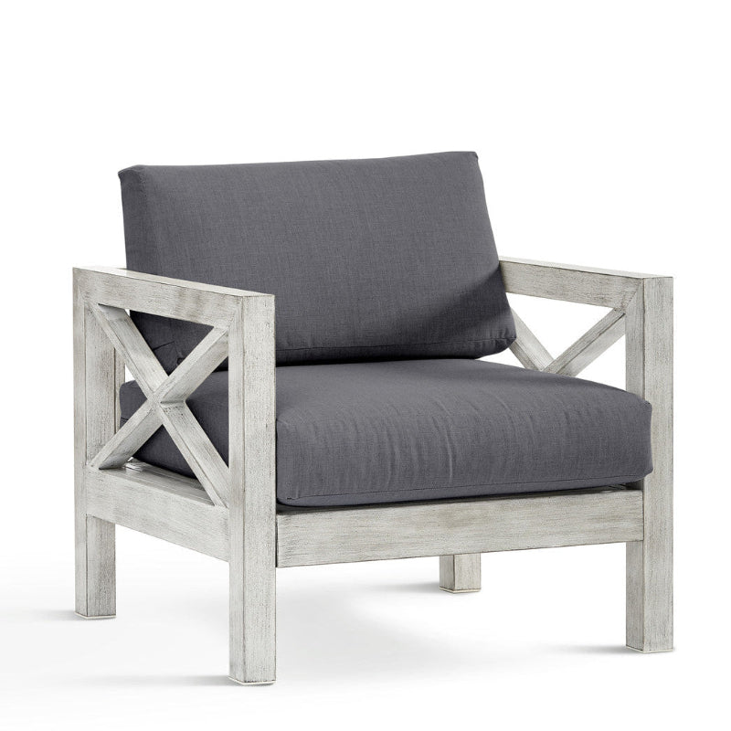 South Sea Rattan Farlowe Aluminum Outdoor Club Chair