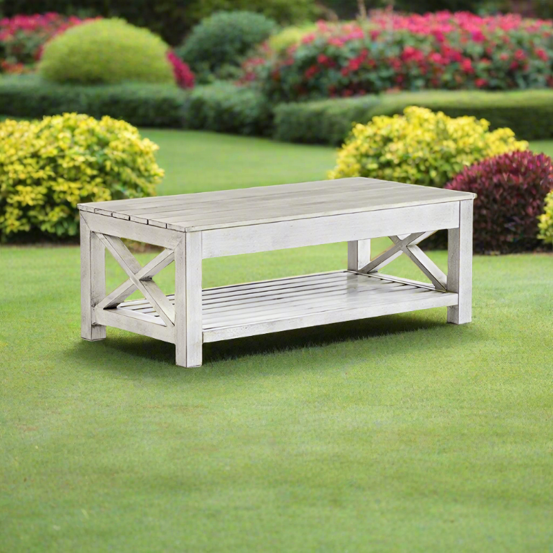 South Sea Rattan Farlowe Aluminum Outdoor Coffee Table