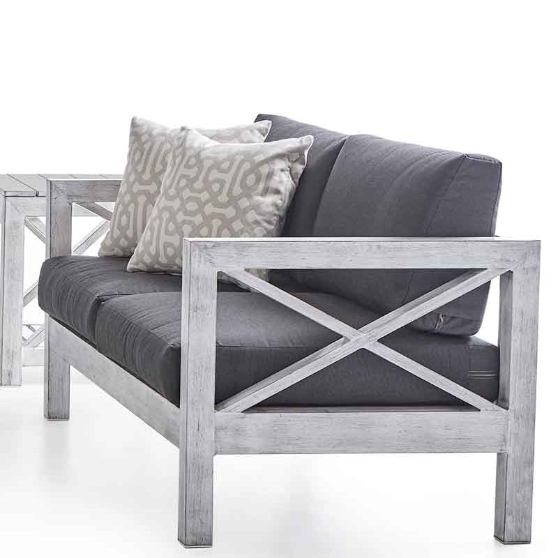 South Sea Rattan Farlowe Aluminum Outdoor 6-Person Living Set