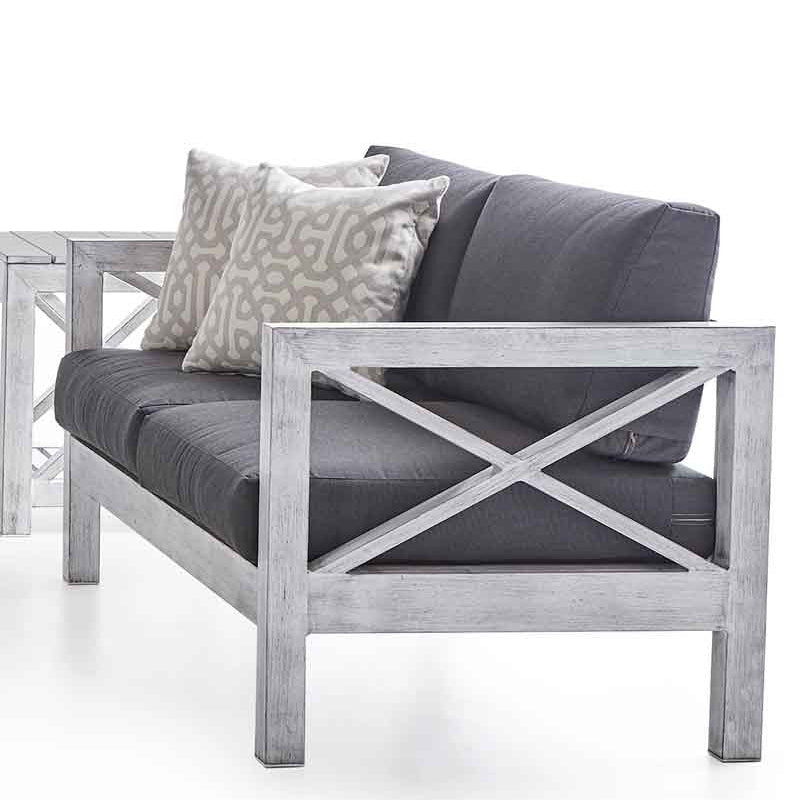 South Sea Rattan Farlowe Aluminum Outdoor Loveseat