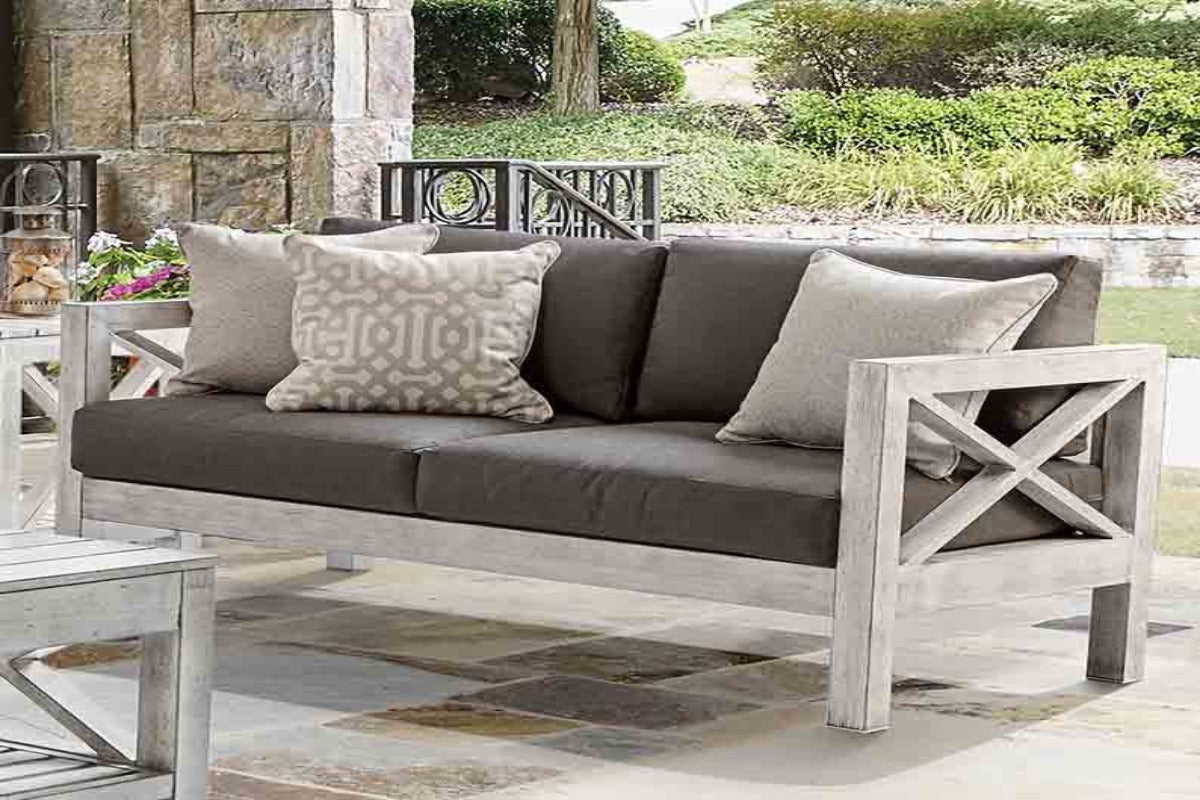 South Sea Rattan Farlowe Aluminum Outdoor Loveseat