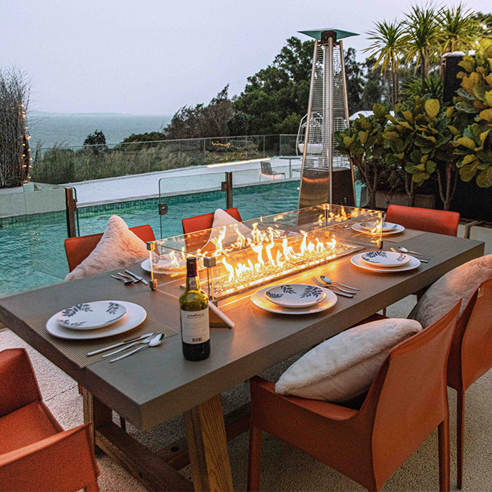 Elementi Sonoma Dining Fire Pit Table Image
