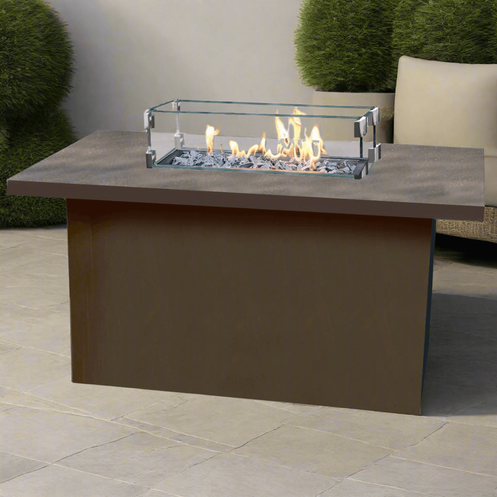 Forever Patio 48” x 32” Cal Sil Rectangle Fire Table by NorthCape International