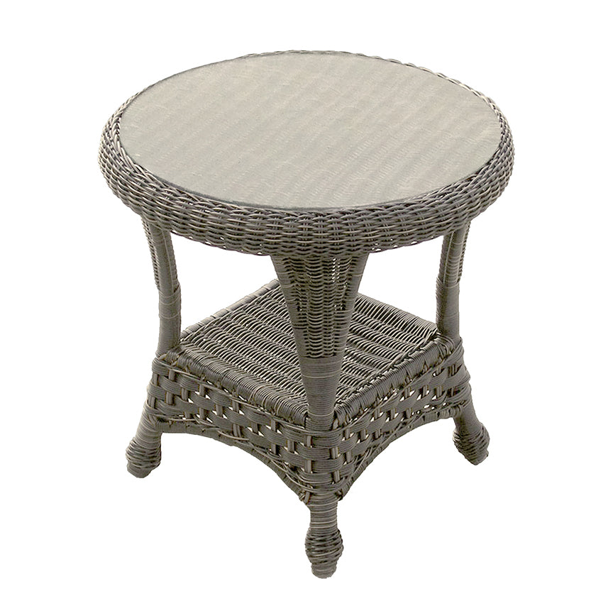 Forever Patio Georgetown End Table with Glass by NorthCape International