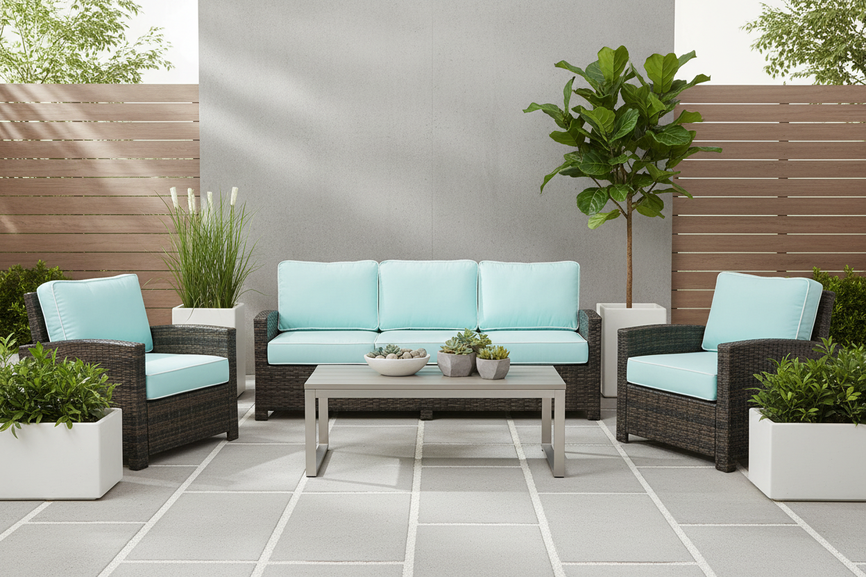 NorthCape International Lakeside Wicker Outdoor Sofa