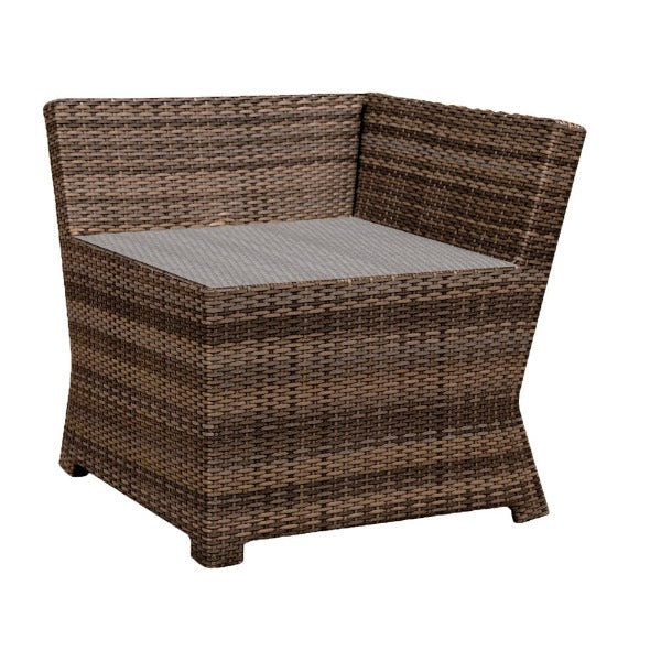 NorthCape International Lakeside Wicker Outdoor Corner End Table