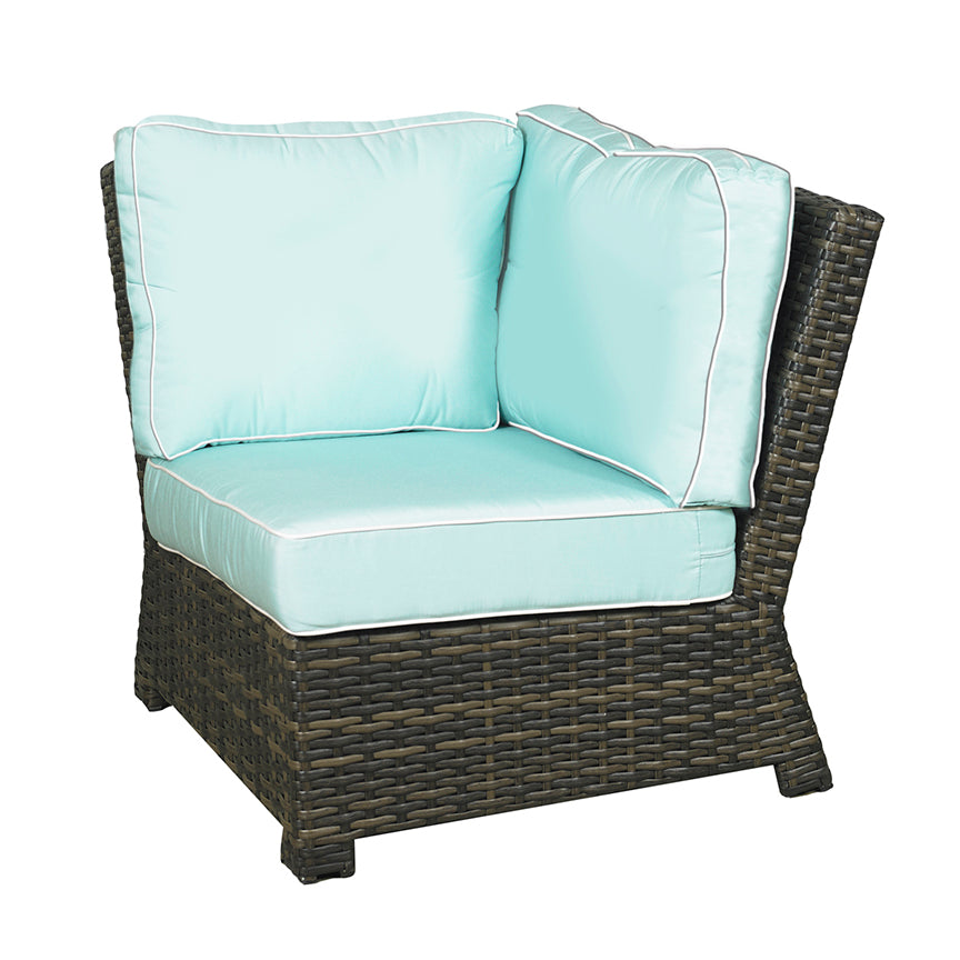 NorthCape International Lakeside Wicker Outdoor Sectional 90° Corner Chair
