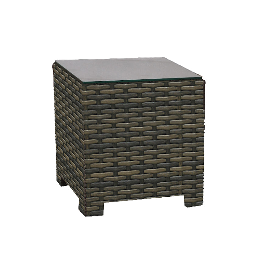 NorthCape International Lakeside Square Wicker Outdoor End Table