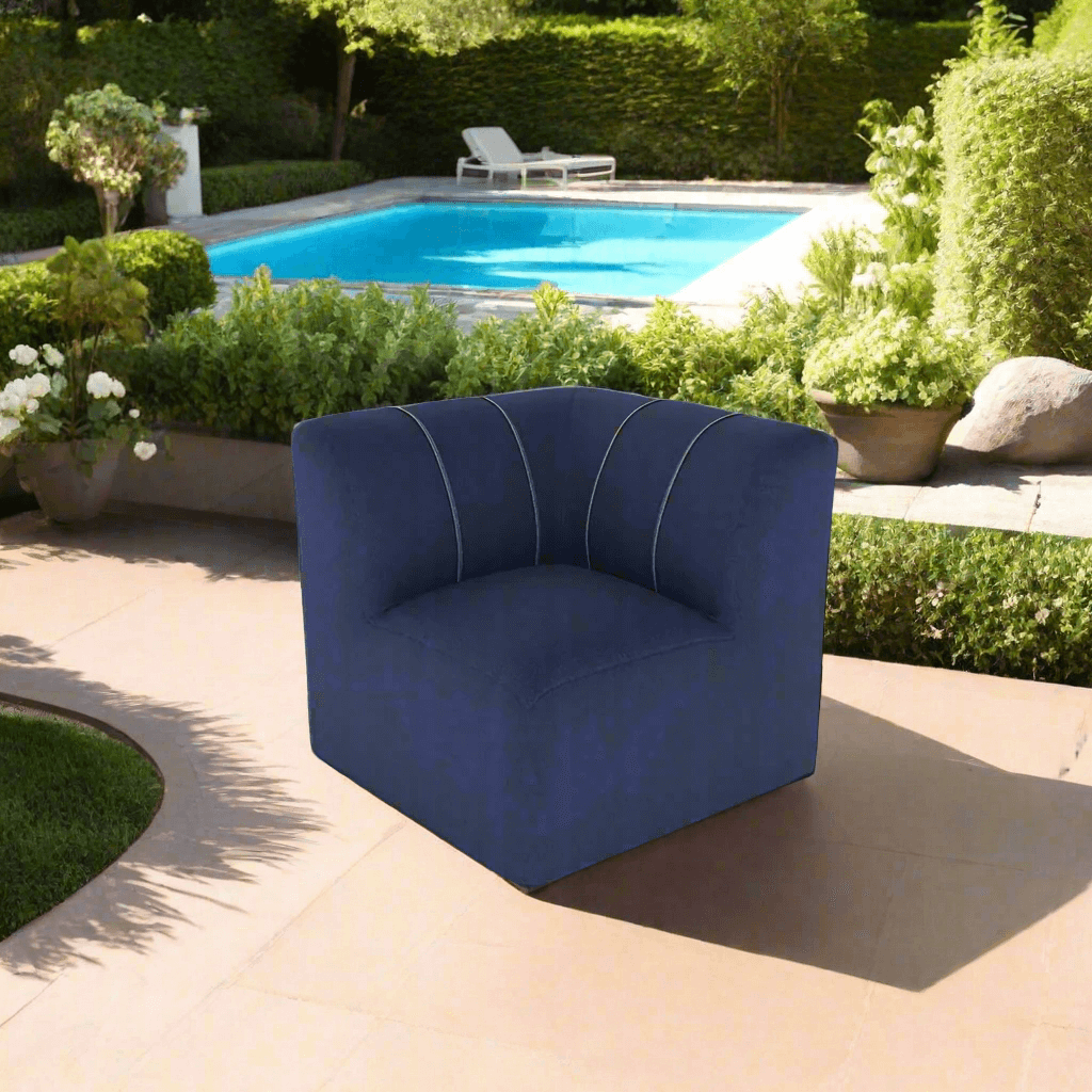 NorthCape International Tuscino Recycled Poly Lumber Outdoor 4-Person Corner Sectional Set