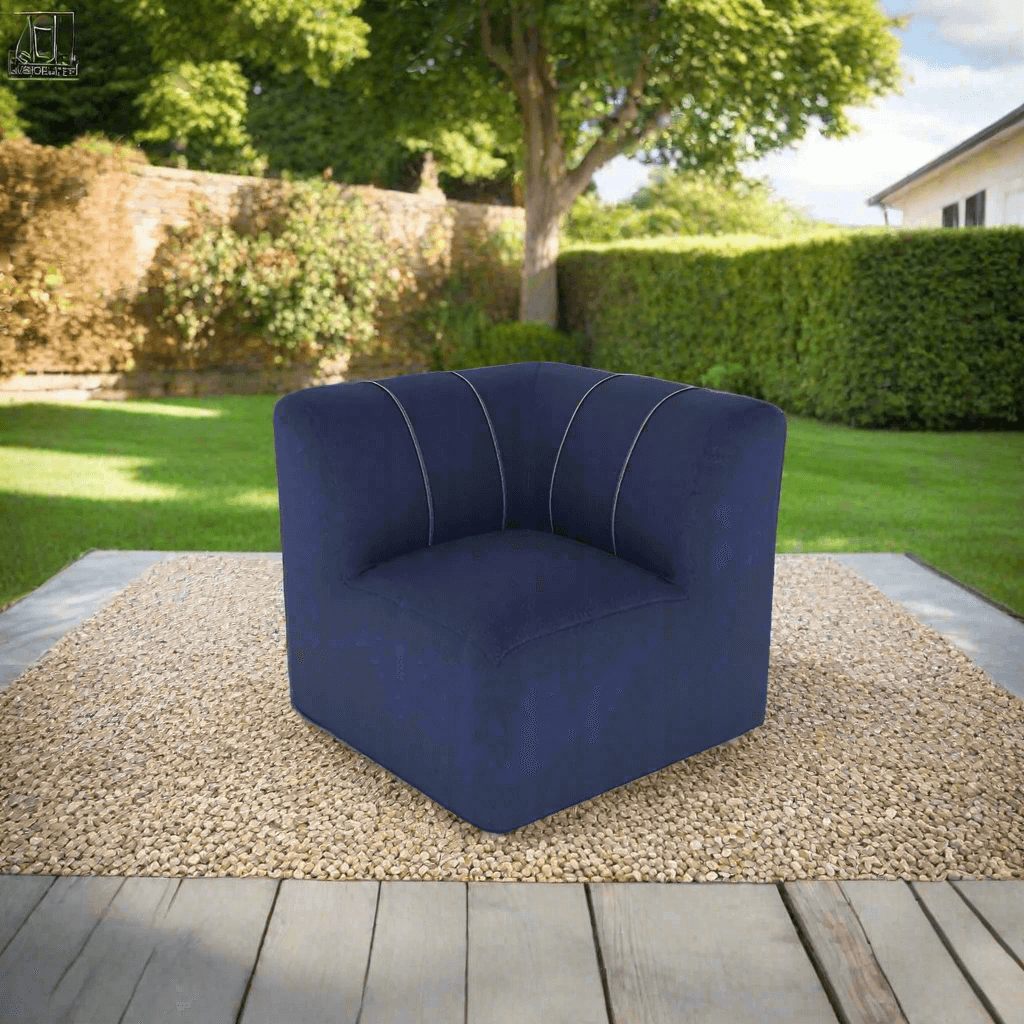 NorthCape International Tuscino Recycled Poly Lumber Outdoor 4-Person Corner Sectional Set