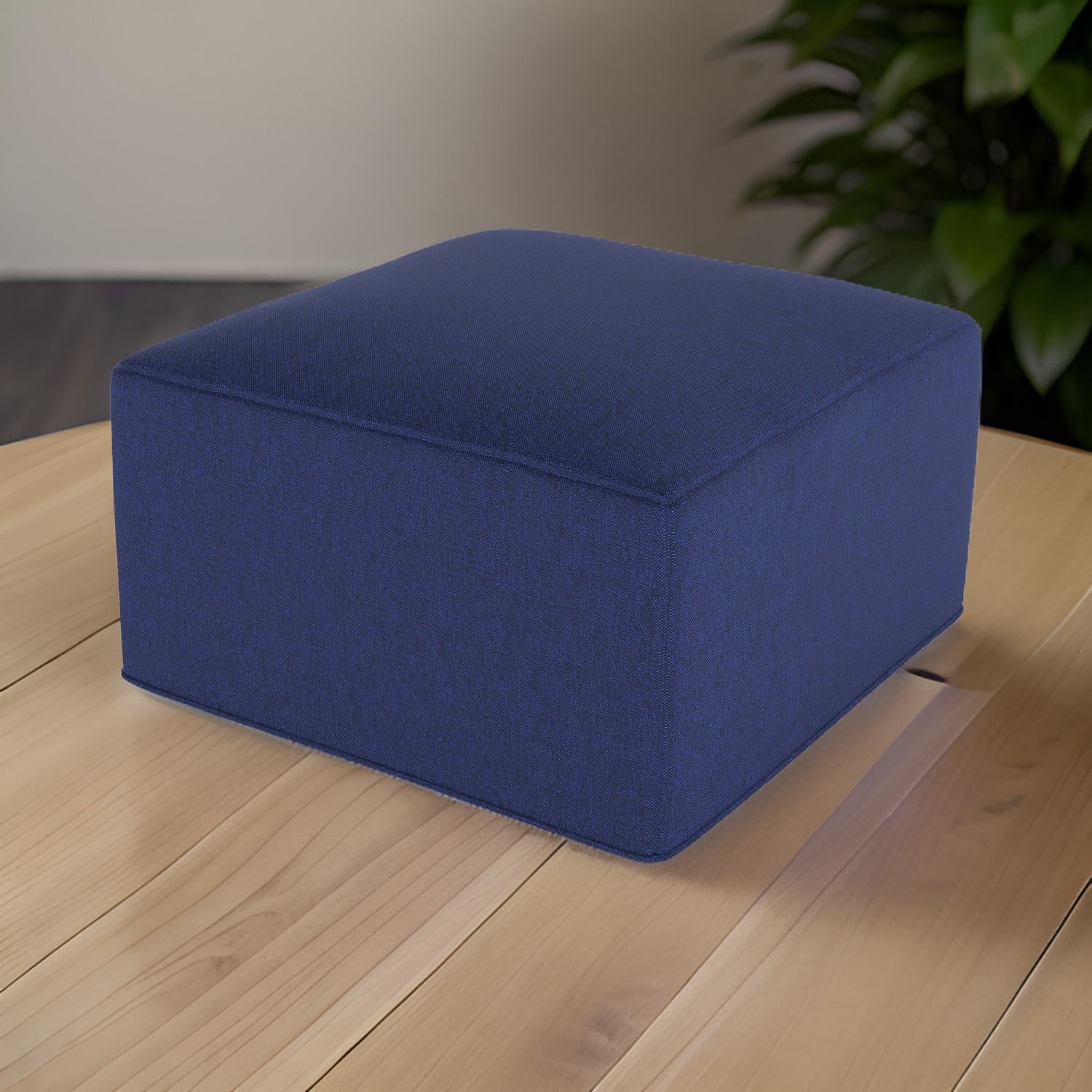 NorthCape International Tuscino Recycled Poly Lumber Outdoor Square Ottoman