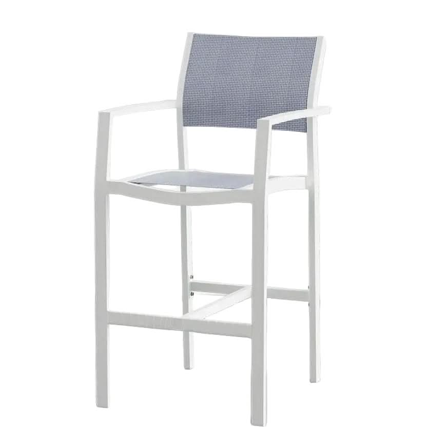 DecoScape Fusion Aluminum Sling Outdoor Bar Arm Chair