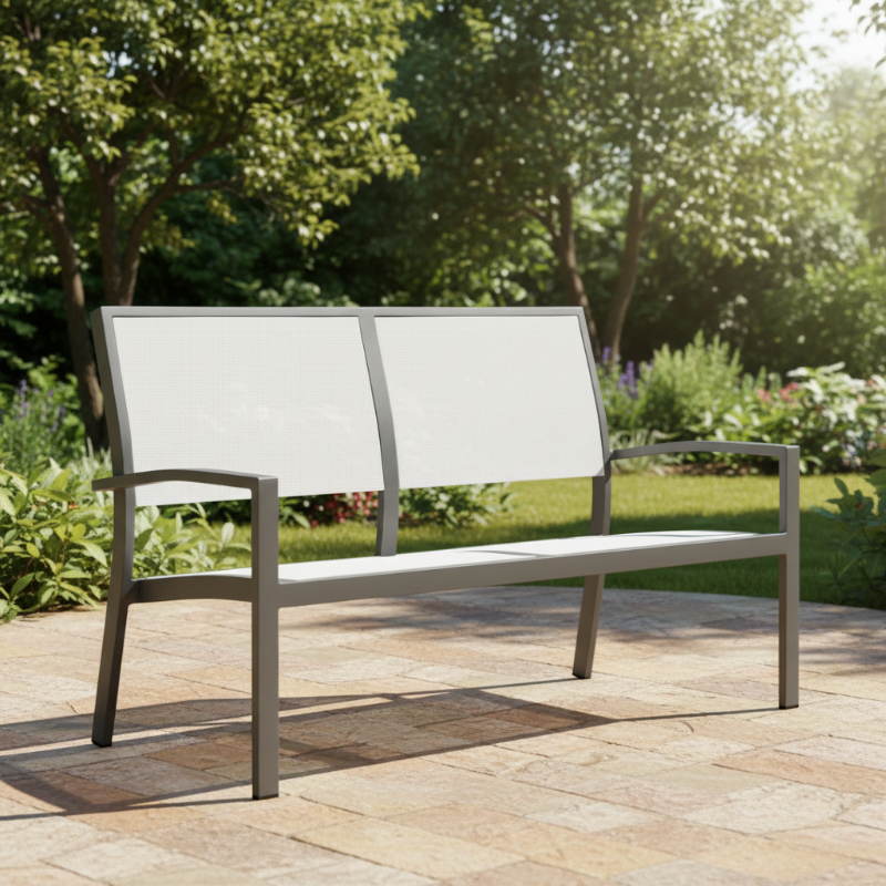 DecoScape Fusion Aluminum Sling Outdoor Loveseat